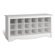 Prepac Monterey Wood Cubbie Storage Bench