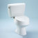 Toto Carusoe Round Toilet and Streamline Tank with Cover