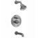 Jado Hatteras Pressure Balance Diverter Tub and Shower Faucet with Cross Handle