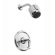Jado 818 Series Pressure Balance Thermostatic Shower Faucet Set with Lever Handle