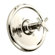 Jado New Haven Pressure Balance Thermostatic Faucet Shower Faucet Trim Only with Cross Handle