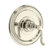 Jado Classic Pressure Balance Thermostatic Faucet Shower Faucet Trim Only with Crystal Lever Handle