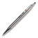 Uchida of America Ballpoint Pen/Stylus,Retractable,Medium Point,4-1/8",Silver