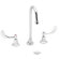 Speakman Commander Widespread Gooseneck Bathroom Faucet with Double Wrist Blade Handles
