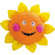 Zanies 8" Smiling Dog Toy
