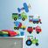 Wallies Olive Kids Trains, Planes and Trucks Wall Art