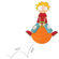 ADZif Ludo Hop Hop Wall Decal