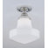 Norwell Lighting Schoolhouse One Light Semi Flush Mount with Shade