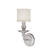 Midtown One Light Wall Sconce in Matte Nickel