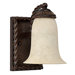 Highlands One Light Wall Sconce in Weather Brown