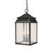 Sutter Creek Three Light Outdoor Hanging Lantern in Old Bronze