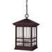 Preston Four Light Outdoor Hanging Lantern in Mediterranean Bronze