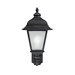 Brookwood Energy Star Outdoor Wall Lantern in Black