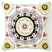 Suzani Henna Cotton Square Pillow in Lilac