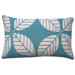Tiki Leaves 12" x 20" Pillow in Teal