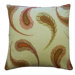 Peacock 20'' x 20'' Pillow in Cream