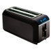 Digital 4 Slice Toaster in Black