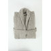 Turkish Organic Cotton Spa Robe in Grey