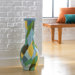 Small Patchwork Round Decorative Vase