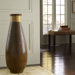 Wood Grain Bottle Round Floor Vase