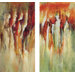 Contemporary Rain by Unknown Contemporary Art (Set of 2) - 40" x 20" - 9611