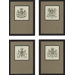 Heraldry by Unknown Architectural Art (Set of 4) - 23" x 17"