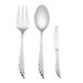 Pleated Swirl Flatware 3 Pieces Serving Set