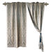 Jacquard Fleur-De-Lis Window Pannel