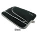 Triple Pocket Neoprene Sleeve Invisible Zipper Case for 12" Netbook