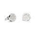 Sterling Poker Chip Cufflinks