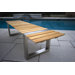 Boca Teak and Stainless Steel Picnic Bench