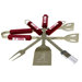 NCAA 4-Piece BBQ Grill Tool Set