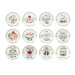 Winterberry 12 Days of Christmas Appetizer Plates