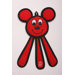 Dangles Mouse Dog Toy in Red