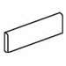 Palatina 3" x 12" Unpolished Bullnose in Temple Beige