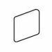 Sandalo 2" x 2" Surface Bullnose Corner in Castillian Gray