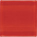 Isis 12" x 12" Glass Mosaic Tile in Candy Apple Red