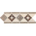 Fashion Accents 4" x 11" Decorative Burnished Accent Tile in Honed Light
