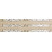 Spark 6" x 24" Decorative Accent Tile in Firelight Flicker/Ember Flare