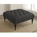 Tufted Fabric Cocktail Ottoman