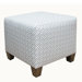 Cross Section Fabric Cube Ottoman