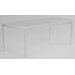 Eclipse Glass Top Rectangle Dining Table with Umbrella Hole
