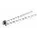 One Double Swivel Towel Bar in Chrome