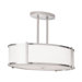 Hatbox 24" Oval Drum Pendant with Double Stem