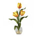 Liquid Illusion Silk Tulip Arrangement in Yellow