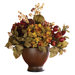 Autumn Hydrangea Arrangement with Round Vase