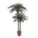 Silk Sago Palm Double Potted Tree