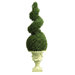 48" Silk Cedar Spiral Tree with Decorative Vase