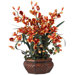 Large Cymbidium Silk Flower Arrangement in Burgundy