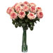 Fancy Rose Silk Flower Arrangement in Pink